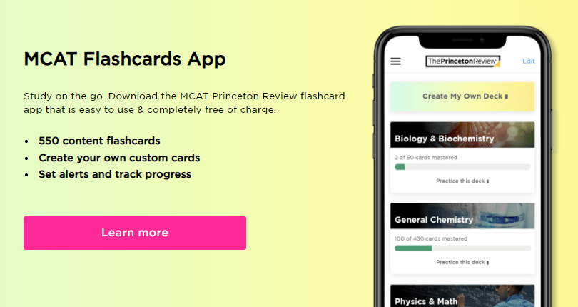 Princeton MCAT Review - App