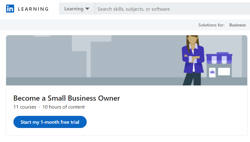 Become a Small business Owner - Best LinkedIn learning Courses