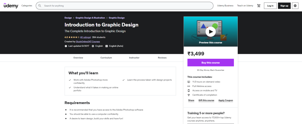 Udemy Graphic Designer