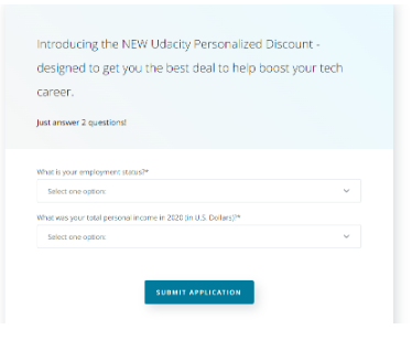 Udacity Coupon - Submit