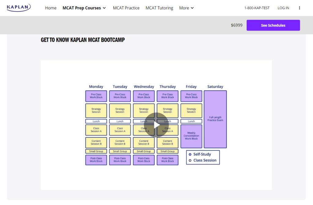 KAPLAN MCAT Prep Review - BootCamp