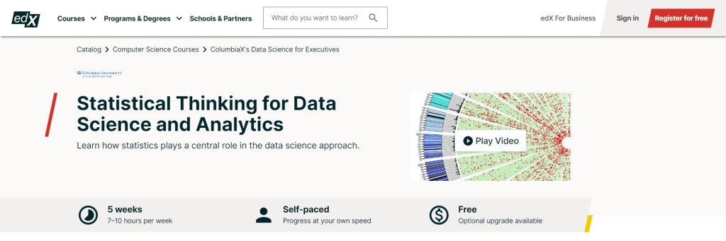 Statistical Thinking for Data Science and Analysis