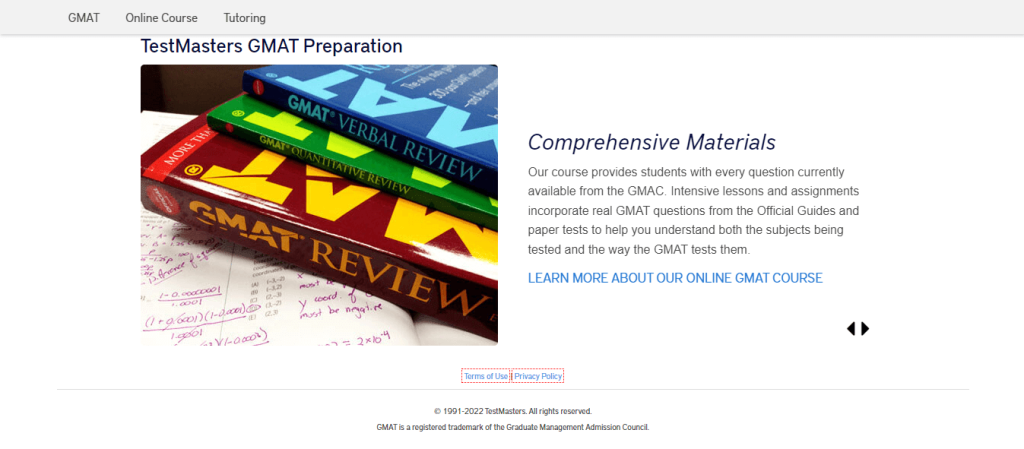 TestMasters - Best GMAT Prep Courses 