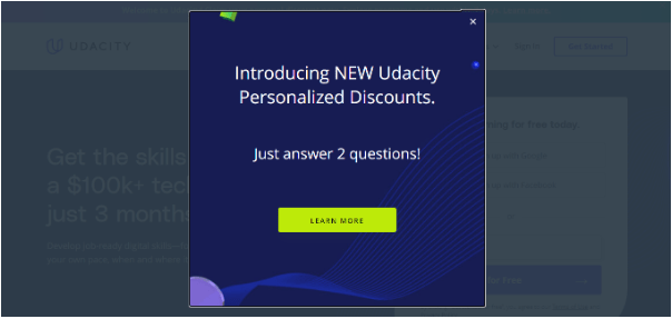 Udacity Coupon - official Page