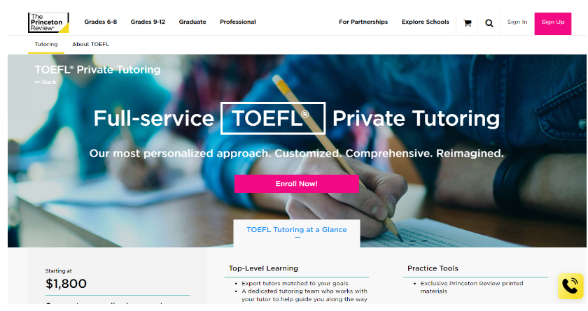 The Princeton Review - TOEFL Preparation Courses