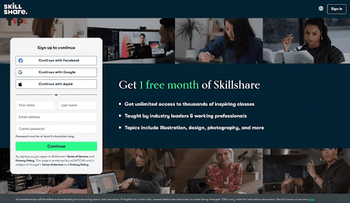SkillShare Membership
