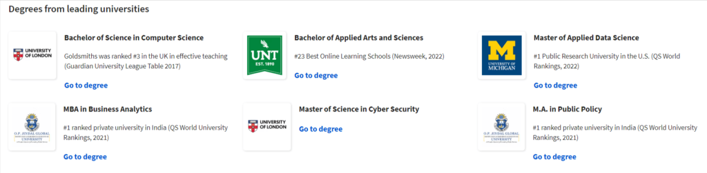 Coursera Degree