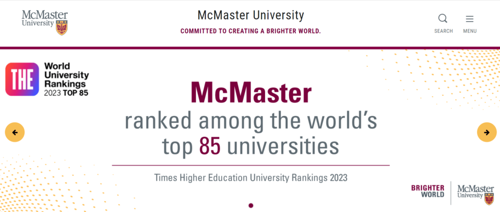 McMaster University - Best Colleges In Canada