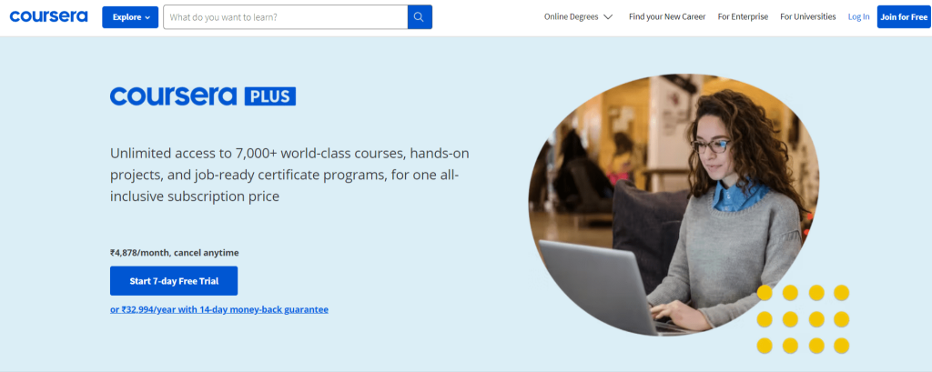 Coursera Plus Free Trial 