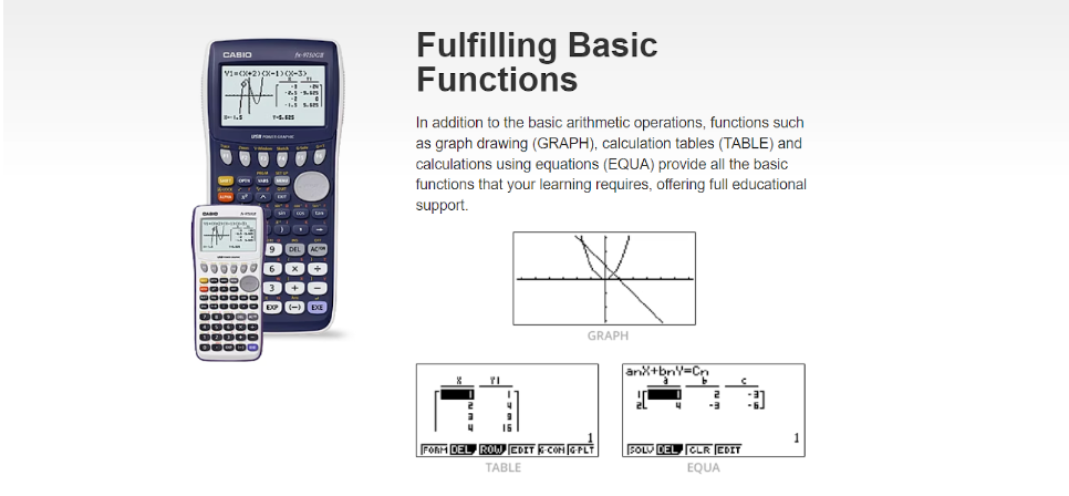 Casio Fx-9750GII Graphing Calculator (Renewed) – Blue, Chi-Squared, Regressions, Unit Conversion
