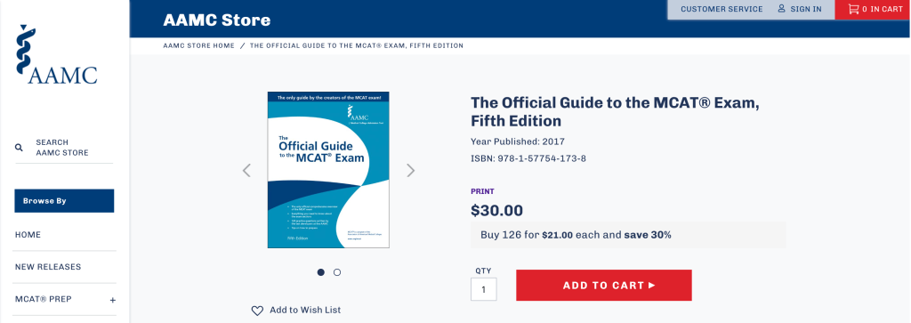 AAMC The Official Guide To MCAT